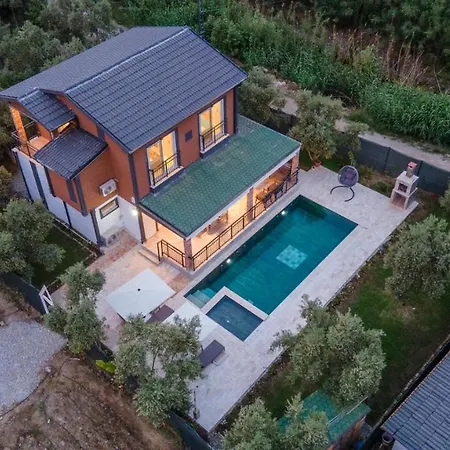 Villa Breathtaking Duplex Close To Inlice With Private Pool And Backyard In Fethiye *