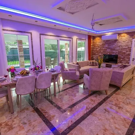 Breathtaking Duplex Close To Inlice With Private Pool And Backyard In Fethiye